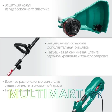 Триммер электрический Зубр ТСВ-38-1300 картинка 6